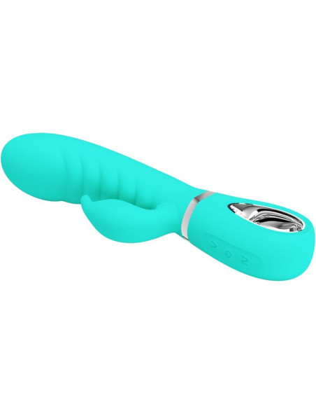 PRETTY LOVE - PRESCOTT MULTIFUNCTION G-SPOT VIBRATOR AQUA GREEN