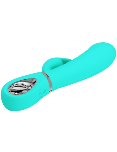 PRETTY LOVE - PRESCOTT MULTIFUNCTION G-SPOT VIBRATOR AQUA GREEN