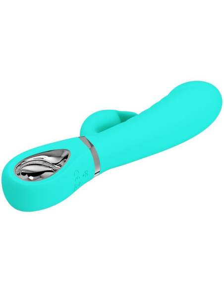 PRETTY LOVE - PRESCOTT MULTIFUNCTION G-SPOT VIBRATOR AQUA GREEN