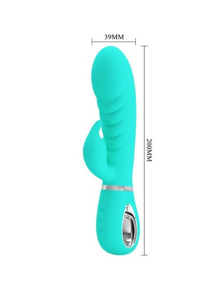 PRETTY LOVE - PRESCOTT MULTIFUNCTION G-SPOT VIBRATOR AQUA GREEN