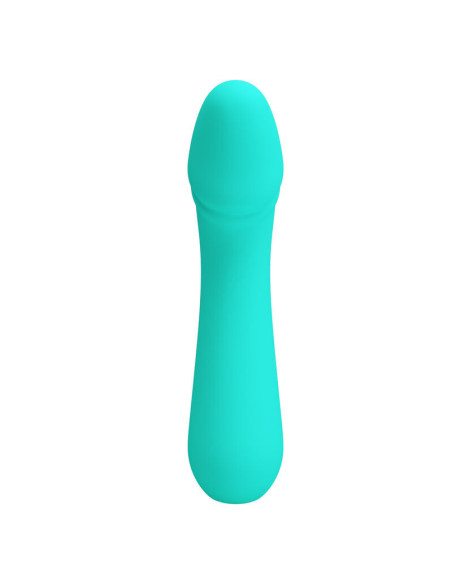 PRETTY LOVE - CETUS RECHARGEABLE VIBRATOR AQUA GREEN