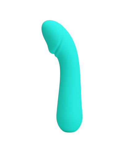 PRETTY LOVE - CETUS RECHARGEABLE VIBRATOR AQUA GREEN