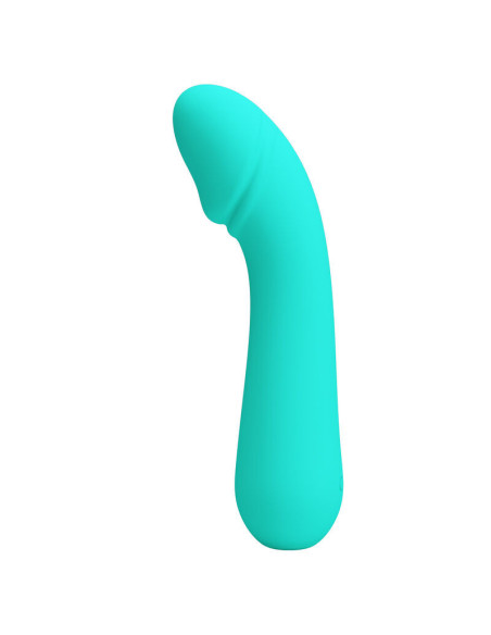 PRETTY LOVE - CETUS RECHARGEABLE VIBRATOR AQUA GREEN