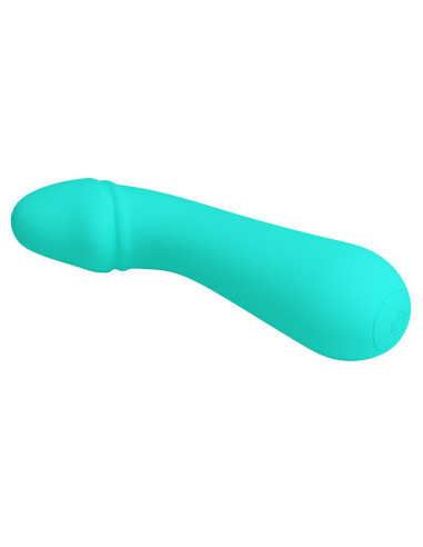 PRETTY LOVE - CETUS RECHARGEABLE VIBRATOR AQUA GREEN