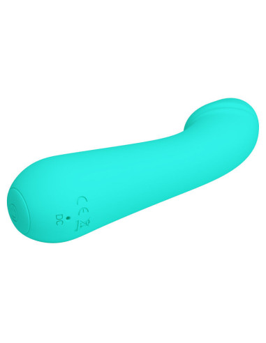 PRETTY LOVE - CETUS RECHARGEABLE VIBRATOR AQUA GREEN