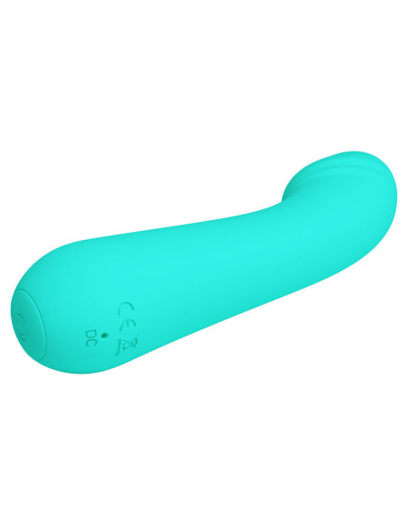 PRETTY LOVE - CETUS RECHARGEABLE VIBRATOR AQUA GREEN