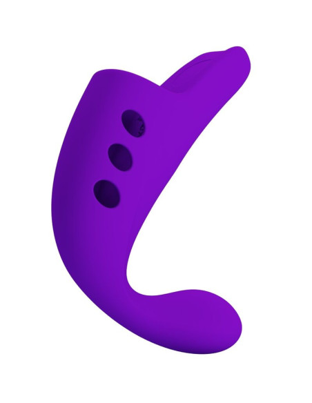 PRETTY LOVE - GORGON PURPLE RECHARGEABLE FINGER VIBRATOR