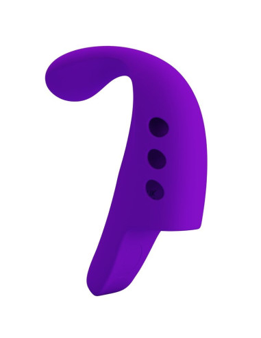 PRETTY LOVE - GORGON PURPLE RECHARGEABLE FINGER VIBRATOR