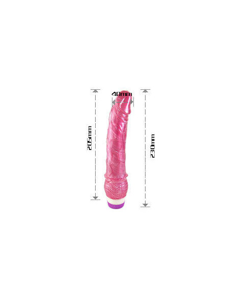 BAILE - REALISTIC RED VIBRATOR 23 CM