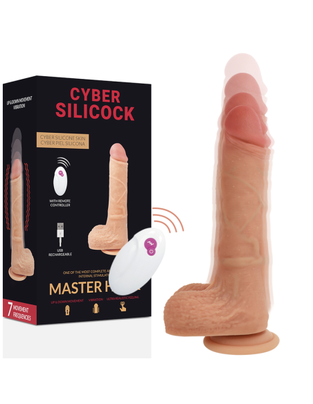 CYBER SILICOCK - NUOTOLINIO VALDYMO REALISTIŠKAS MASTER HUCK 20,9 CM -O- 4 CM