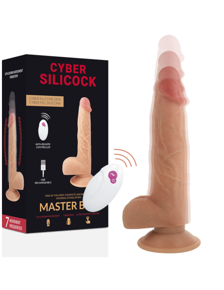CYBER SILICOCK - REALISTIŠKAS MEISTRO BEN NUOTOLINIO VALDYMO PULTAS 23,88 CM -O- 4,3 CM