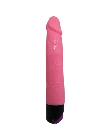 BAILE - COLORFUL SEX REALISTIC VIBRATOR PINK 23 CM