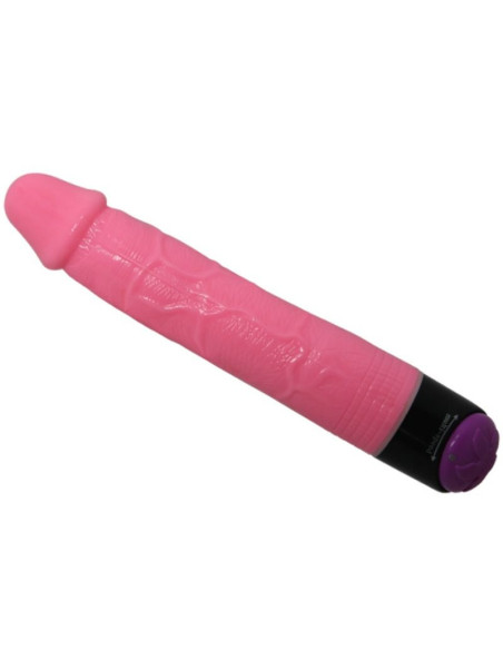 BAILE - COLORFUL SEX REALISTIC VIBRATOR PINK 23 CM
