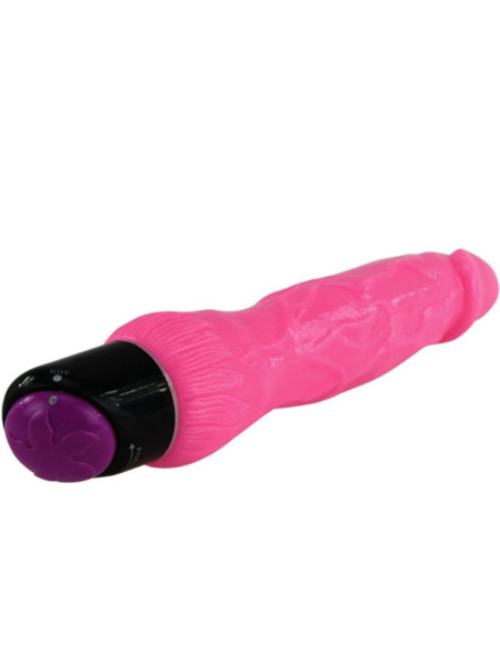 BAILE - COLORFUL SEX REALISTIC VIBRATOR PINK 24 CM