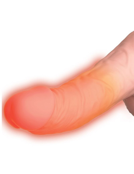 KING COCK - PLUS TRIPLE THREAT LIGHT SKIN TONE