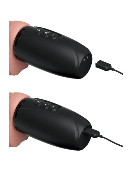 KING COCK - PLUS TRIGUBA GRĖSMĖ ŠVIESIOS ODOS ATSPALVA