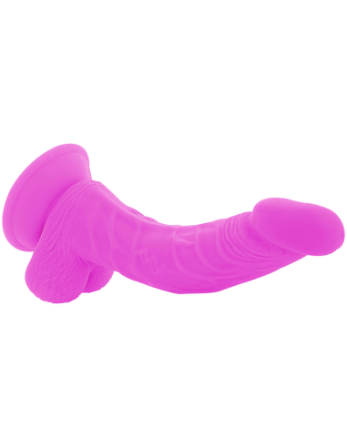 DIVERSIA - FLEXIBLE VIBRATING DILDO PURPLE 21.5 CM -O- 4.5 CM