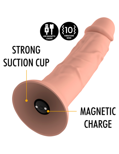 MYTHOLOGY - ASHER ORIGINAL DILDO M - VIBRATORIUS STIPRUS, SUDERINAMAS SU WATCHME BELAIDE TECHNOLOGIJA