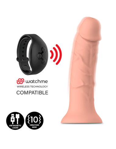MYTHOLOGY - ASHER ORIGINAL DILDO M - VIBRATORIUS STIPRUS, SUDERINAMAS SU WATCHME BELAIDE TECHNOLOGIJA