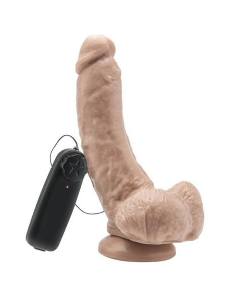 GET REAL - DILDO 20,5 CM WITH BALLS VIBRATOR SKIN
