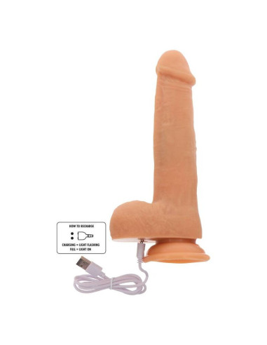 GET REAL - ROTATING BEADS VIBRATING DILDO SKIN