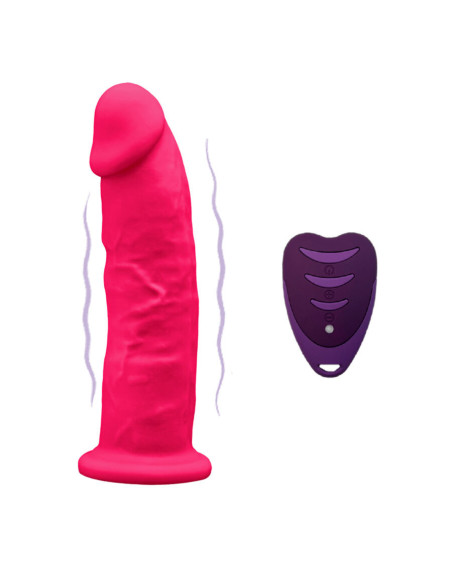 SILEXD - REALISTIC PENIS MODEL 2 PINK REMOTE CONTROL LRS 17 CM