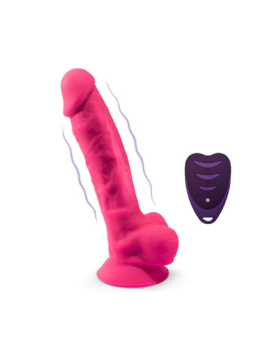 SILEXD - REALISTIC PENIS MODEL 18 PINK VIBRATION REMOTE CONTROL LRS