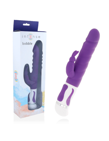 INTENSE - BOBBLE VIBRATOR ROTATOR LILAC SILICONE