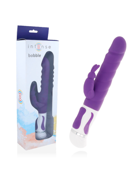 INTENSE - BOBBLE VIBRATOR ROTATOR LILAC SILICONE