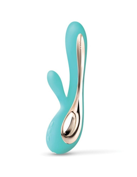 LELO - SORAYA 2 RABBIT AQUA GREEN VIBRATORIUS ŽALIAS