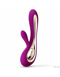 LELO - SORAYA 2 RABBIT VIOLETINIS VIBRATORIUS ŽENKLAS