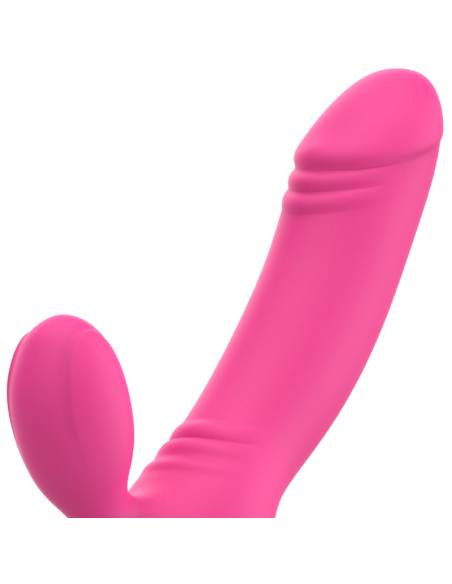 OHMAMA - BIX DOUBLE STIMULATION VIBRATOR XMAS EDITION PINK