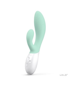 LELO - INA 3 GREEN RABBIT VIBRATOR LUXURY SEAWEED