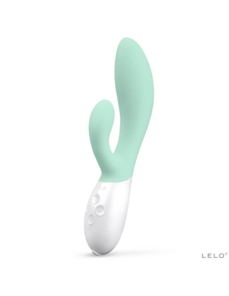 LELO - INA 3 GREEN RABBIT VIBRATOR LUXURY SEAWEED