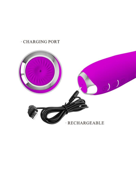 PRETTY LOVE - MOLLY VIBRATOR WITH RECHARGEABLE ROTATION
