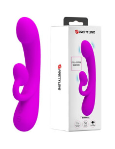 PRETTY LOVE - SINCERE SILICONE CLITORAL VIBRATOR AND SUCKER PURPLE 2