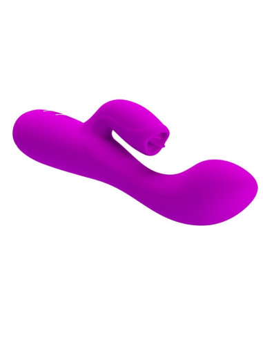 PRETTY LOVE - GLORIA RECHARGEABLE RABBIT VIBRATOR-WATERPROOF PURPLE