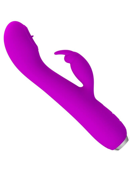 PRETTY LOVE - RACHEL RECHARGEABLE VIBRATOR WITH PURPLE SUCTION CUP