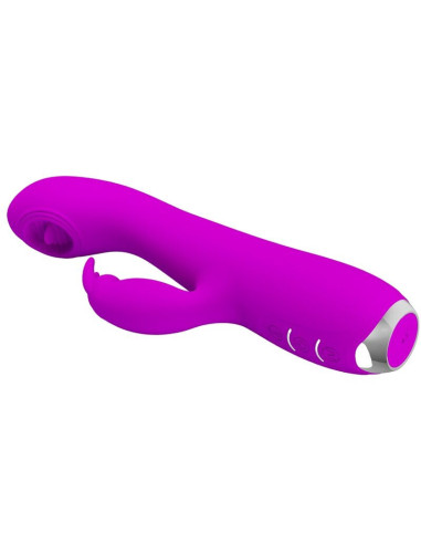 PRETTY LOVE - RACHEL RECHARGEABLE VIBRATOR WITH PURPLE SUCTION CUP
