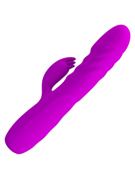 PRETTY LOVE - MELANIE PURPLE RECHARGEABLE RABBIT VIBRATOR