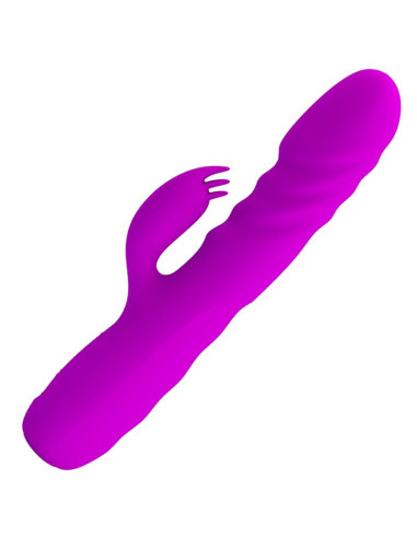 PRETTY LOVE - MELANIE PURPLE RECHARGEABLE RABBIT VIBRATOR