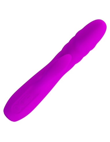 PRETTY LOVE - MELANIE PURPLE RECHARGEABLE RABBIT VIBRATOR