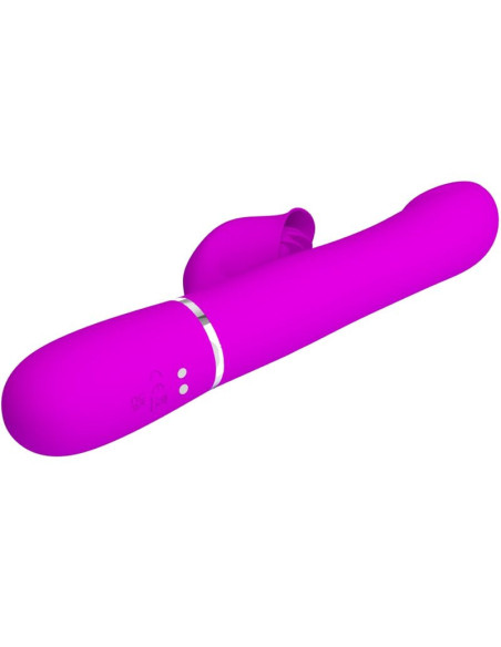 PRETTY LOVE - RABBIT VIBRATOR PEARLS VIOLET
