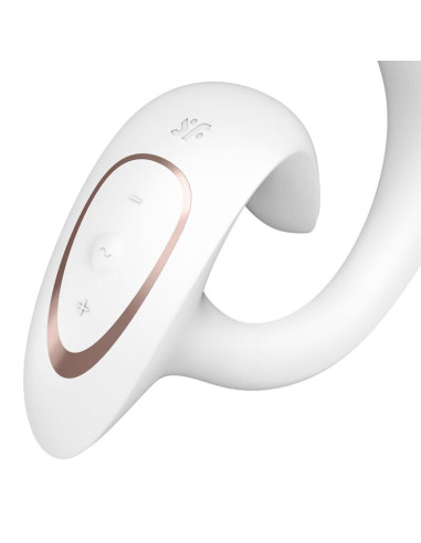 SATISFYER - G FOR GODDESS 1 RABBIT VIBRATOR WHITE