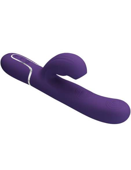PRETTY LOVE - PERLITA G-SPOT VIBRUOJAMAS 3 IN 1 DAUGIAFUNKCIS VIOLETINIS