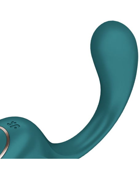 SATISFYER - G FOR FODDES 2 TRIUŠIŲ VIBRATORIUS BUTELIS ŽALIAS