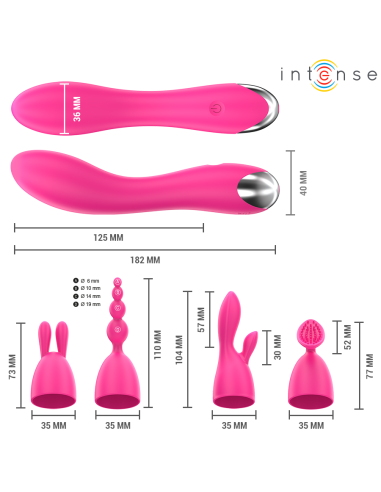 INTENSE - CHER INTERCHANGEABLE HEADS VIBRATOR