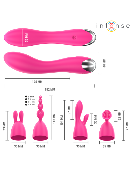INTENSE - CHER INTERCHANGEABLE HEADS VIBRATOR