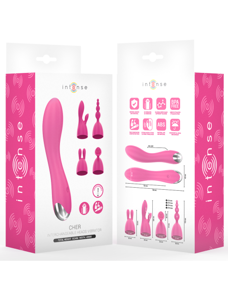 INTENSE - CHER INTERCHANGEABLE HEADS VIBRATOR