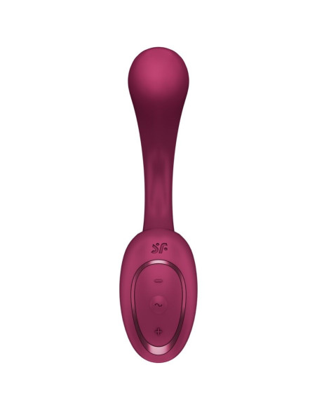 SATISFYER - G FOR GODDESS 2 TRIUŠIO VIBRATORIAUS BUTELIS BORDEAUX